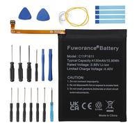 Fuworance 4130mAh 3.85V C11P1611 Batterie de remplacement Compatible avec Asus Zenfone 3 Max 5.5 ZC520TL ZC553KL Téléphone mobile Smartphone Rechargeable Li-ion Piles Grande capacité une trousse outil