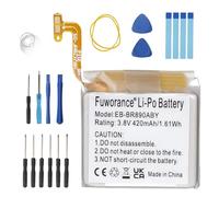 Fuworance 420mAh 3.8V EB-BR890ABY Batterie de Remplacement Compatible avec Samsung Galaxy Watch 4 Classic 46mm SM-R890 SM-R895 SM-R870 Montre connectée Batterie li-ION Rechargeable avec kit d’Outils