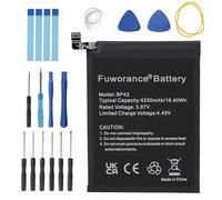 Fuworance 4250mAh 3.87V BP42 Batterie de remplacement Compatible avec Xiaomi Mi 11 Lite 4G/Mi 11 Lite 5G/11 Lite 5G NE Téléphone mobile Batterie li-ion rechargeable Grande capacité+la trousse à outils