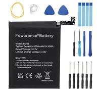 Fuworance 5000mAh 3.87V BM53 Batterie de Remplacement Compatible avec Xiaomi Mi 10T/10Pro 5G M2007J3SY M2007J3SG Téléphone Mobile Batterie li-ION Rechargeable Grande capacité avec la Trousse à Outils