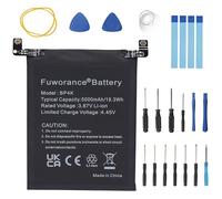 Fuworance 5000mAh 3.87V BP4K Batterie de Rechange Compatible avec Xiaomi Poco X5 Pro Compatible avec Xiaomi Redmi Note 12 Pro 5G 22101320G 22101316C 22101316G Téléphone Intelligent Mobile Batterie