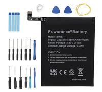 Fuworance 5160mAh 3.87V BN57 Batterie de Remplacement Compatible avec Xiaomi Poco X3 NFC M2007J20CG M2007J20CT Téléphone Intelligent Mobile Lithium-ION Rechargeable Batterie avec Un kit d’Outils
