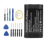 Fuworance 650mAh 7.4V 4.81Wh Batterie de Rechange Compatible avec 3M PL200 W003688, 14430, S0895880 Scanner Imprimante d'étiquettes Rechargeable Li-ION Batterie