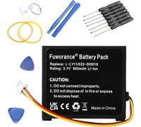 Fuworance 800mAh 3.7V 533-000018 Batterie de Remplacement Compatible avec Logitech MX Revolution, G930 G930casque de Jeu F12440097, L-LY11 Lithium-ION Casque Audio Souris Clavier Batterie