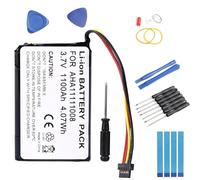 Fuworance GPS Batterie Compatible avec Tomtom 4FL50, 4FL60, Go 5000, Go 5100, Go 5200, Go 6000, Go 6100, Go 6200, Pro 5250, Pro Truck 5250, AHA11111008 + Repair Tool 1100mAh Li-ION Battery