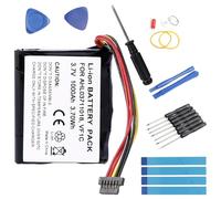 Fuworance GPS Batterie Compatible avec Tomtom Go 1000, Go 1005, Go 4CS0.002.01, Go Live 1000,Go 1000 Regional, Go Live 1005 AHL03711018 + Repair Tool 1000mAh Li-ION Battery