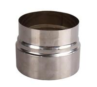 FUWQEPA Adaptateur Cheminée 1 Pièces, Tuyau Réduction D'extension, Grande Tête À Petite Tête, Connecteur Tube Réducteur Tuyau Fumée Acier Inoxydable(11cm~10cm)