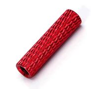 FUWQEPA Entretoise Aluminium Rouge 10 Pièces, Fixation Goujon Pilier Colonne Ronde Moletée M3 × 15/16/20/22/23/25/27/30mm(M3x23 Red)