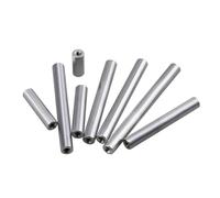 FUWQEPA Filetage Interne M3 Cylindrique, D=5mm, Filetage Femelle, Cheville Localisation, Entretoise Colonne en Aluminium(M3x48 -D5 10pcs)