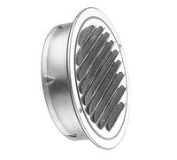 FUWQEPA Grille D'aération Ronde, 70-300 Mm, en Acier Inoxydable, for Conduit De Ventilation Extérieur (1 Pièce).(80mm)