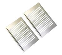 FUWQEPA Grilles D'aération, 2 Pièces 200 × 600 Mm, Grilles Ventilation for Armoire À Chaussures, Grilles Ventilation À Persiennes