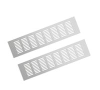 FUWQEPA Grilles D'aération 2 Pièces, 7,87 × 13,78 Pouces, Grilles Ventilation for Armoire, Armoire À Chaussures, Grille Ventilation À Persiennes