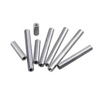 FUWQEPA Tiges Colonne D'espacement Rondes Aluminium M3, Filetage Interne, Broche Cylindrique, Filetage Femelle, Goupille Positionnement, Diamètre Extérieur 6 Mm(M3x7 -D5 10pcs)