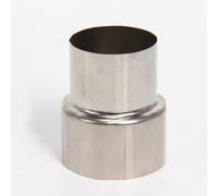 FUWQEPA Tuyau Réduction D'extension, 1 Pièce, Grande Tête À Petite Tête, Adaptateur Cheminée Acier Inoxydable, Connecteur Tube Réducteur Tuyau Fumée(6cm~5cm)