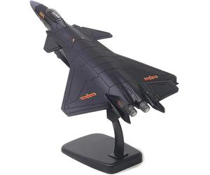 Fuwraixis Modèle de Bombardier Chinois J-20 en métal moulé 1/72, modèle de Simulation d'avion en Alliage, Peut être utilisé pour des Collections ou des Cadeaux