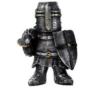 Fuwraixis Ornement de Jardin Chevalier Nain Sculpture d'un Soldat médiéval Figurine de Chevalier Vintage Artisanat en résine Articles de décoration pour Le Bureau et la Maison
