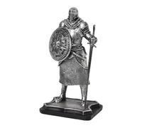 Fuwraixis Statue d'un Soldat médiéval, Sculpture du Guerrier Spartiate, Ornement Chevalier Vintage, Artisanat créatif en résine, Décoration de Jardin Bureau à Domicile