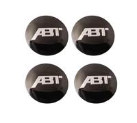 FUWUDI 4 Pièces Cache-moyeux Autocollants pour ABT 56mm, Insigne Couvercle de Jante Autocollant, Hub Centre Caps Cover Sticker,A