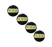 FUWUDI 4 Pièces Cache-moyeux Autocollants pour BBS 65MM, Insigne Couvercle de Jante Autocollant, Hub Centre Caps Cover Sticker,A