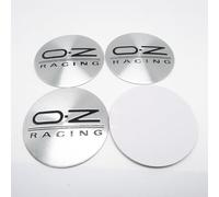 FUWUDI 4 Pièces Cache-moyeux Autocollants pour OZ 60mm, Insigne Couvercle de Jante Autocollant, Hub Centre Caps Cover Sticker,C