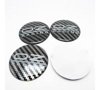 FUWUDI 4 Pièces Cache-moyeux Autocollants pour OZ 60mm, Insigne Couvercle de Jante Autocollant, Hub Centre Caps Cover Sticker,B