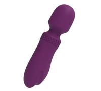Fuwyiy - Mini masseur de dos portable à 10 modes pour le cou et le dos (violet)