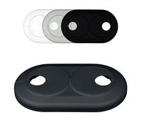 FUX 1 Pc Cache Tuyau Rosace Radiateur 22mm Gris - Rosace Double pour Coffrage PVC