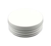 FUX 10 Bouchons Plastiques pour Tube Rond, 10mm-120mm, Patin Chaise, Protection, Patin Meuble, Embout pour Tube (Ø 30mm | 1-2mm, Blanc)