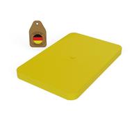 FUX 100 Pcs. cales de vitrage en plastique 60 x 40 x 4mm entretoises cale fenetre, cale meuble plaque, cales lambourdes menuiserie carrelage (épaisseur: 4mm)