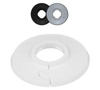 FUX Lot de 10 rosettes simples pour tuyau de chauffage, 8 à 60,3 mm, pour chauffage, cache tuyau, rosaces de recouvrement, rosace pour radiateurs, polypropylène dans des couleurs spéciales (26,9 mm,