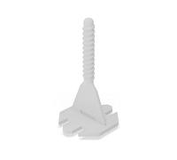 FUX® système de nivellement pour carrelage 3mm, lot de 100 croisillons autonivelants largeur de joint 3mm, croisillon carrelage, outillage carreleur, languettes filetées (100 croisillons 3mm)