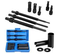 FuxFuis Extracteur de Roulement Velo, 9-23mm Extracteur de Roulement Intérieur avec 5 Pinces Kit d'Outils d'Extraction avec Boîte en Plastique Arrache Roulement pour Voiture VTT