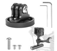 FuxFuis Support de Caméra Vélo, Support Gopro Velo, Support Garmin Edge, Support pour Ordinateur de Vélo Gopro pour Garmin, Support de Conversion pour Appareil Photo avec 2 Clés Hexagonales et 3 Vis