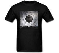 FUXIDAY Men's Insomnium Band Shadows of The Dying Sun Progressive Metal T Shirt Black XL