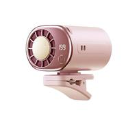 FUXINGHUAYA Ventilateur à Main à Refroidissement Glacé Rechargeable Type-C, Mini Ventilateur à Pince Silencieux pour Bureau Jardinage Pêche Été Cadeau Étudiant Salarié