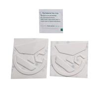 FUXIU 2 Jeux Pieds Souris Patins Autocollants Patins Arrondis Bords Incurvés Remplacement pour G502 sans Fil