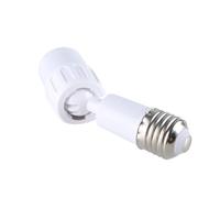 FUXIU Adaptateur d'extension E27 vers E27 - Rotation à 360 degrés - Blanc - Plastique - Accessoire pour lampe - Montage au plafond - 1 unité