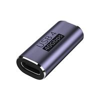 FUXIU Adaptateur droit USB C en forme de U de type C vers type C 40 Gbit/s adaptateur de données rapides adaptateurs de charge