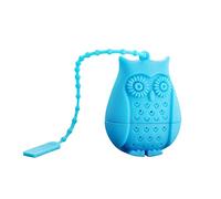 FUXIU Infuseurs À Thé en Silicone Réutilisables Hibou Mignon Sachet Thé Passoire Cuillère À Café Filtre Infuseur À Feuilles Mobiles avec Corde