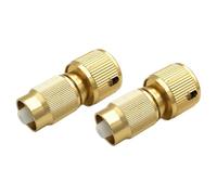 FUXIU Lot de 2 raccords extensibles en aluminium pour réparation de tuyau d'arrosage