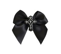 FUXIU Pince à cheveux printemps été pour fille - Pince à cheveux pour Halloween - Punk - Nœud papillon - Pour adolescente - Décoration de queue de cheval