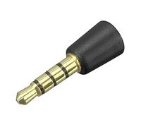 FUXIU Prise Microphone 3.5mm Enregistreur pour Manette Jeu Ordinateur Portable Carte Son Accessoires Vocaux Prise 3.5mm