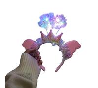FUXIU Serre-tête d'ange lumineux à LED pour femmes et adolescents, parfait pour les fêtes et Halloween