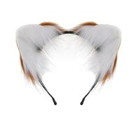 FUXIU Serre-tête fait à la main avec oreilles de renard pour Halloween, Halloween, carnaval, cosplay, accessoires pour cheveux
