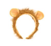 FUXIU Serre-tête oreilles de lion cosplay femme étudiants carnavals animes personnage bandeau oreilles de lion bandeau peluche Noël