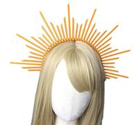 FUXIU Sunbursts Serre-tête unisexe en forme d'ange pour cosplay, festival, Halloween, spectacles, Nouvel An