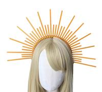 FUXIU Sunbursts Serre-tête unisexe en forme d'ange pour cosplay, festival, Halloween, spectacles, Nouvel An