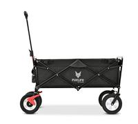 FUXTEC Chariot Pliable Mini Cruiser (CT100)- Chariot de Transport Robuste avec poignée de tirage - jusqu'à 75kg de Charge - Tissu résistant - Pliage Compact - idéal Enfants Plage Festival Excursion
