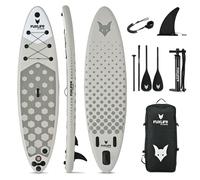 Stand Up Paddle Board gonflable FUXTEC - blanc noir orange - Sea Cruiser
