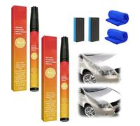 FUXNGZI Stylo Anti Rayure Voiture, Stylo Retouche Voiture, EffaceRayure Profonde Voiture, Car Scratch Remover, Anti Rayure pour Carrosserie Moto (2PCS)